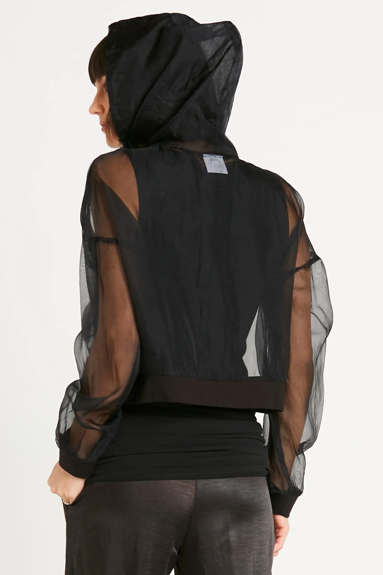 Organza Hip Hoodie