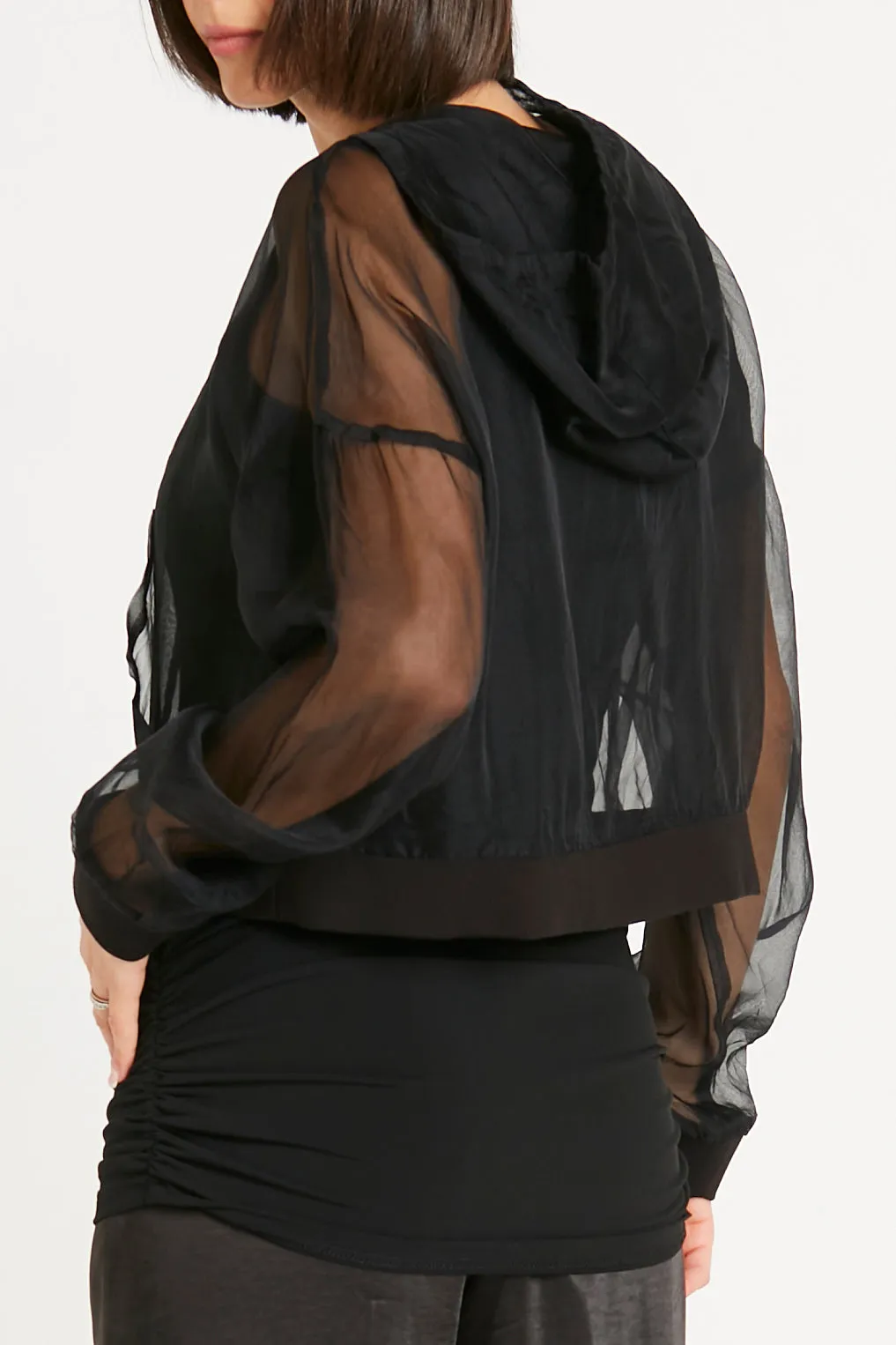 Organza Hip Hoodie