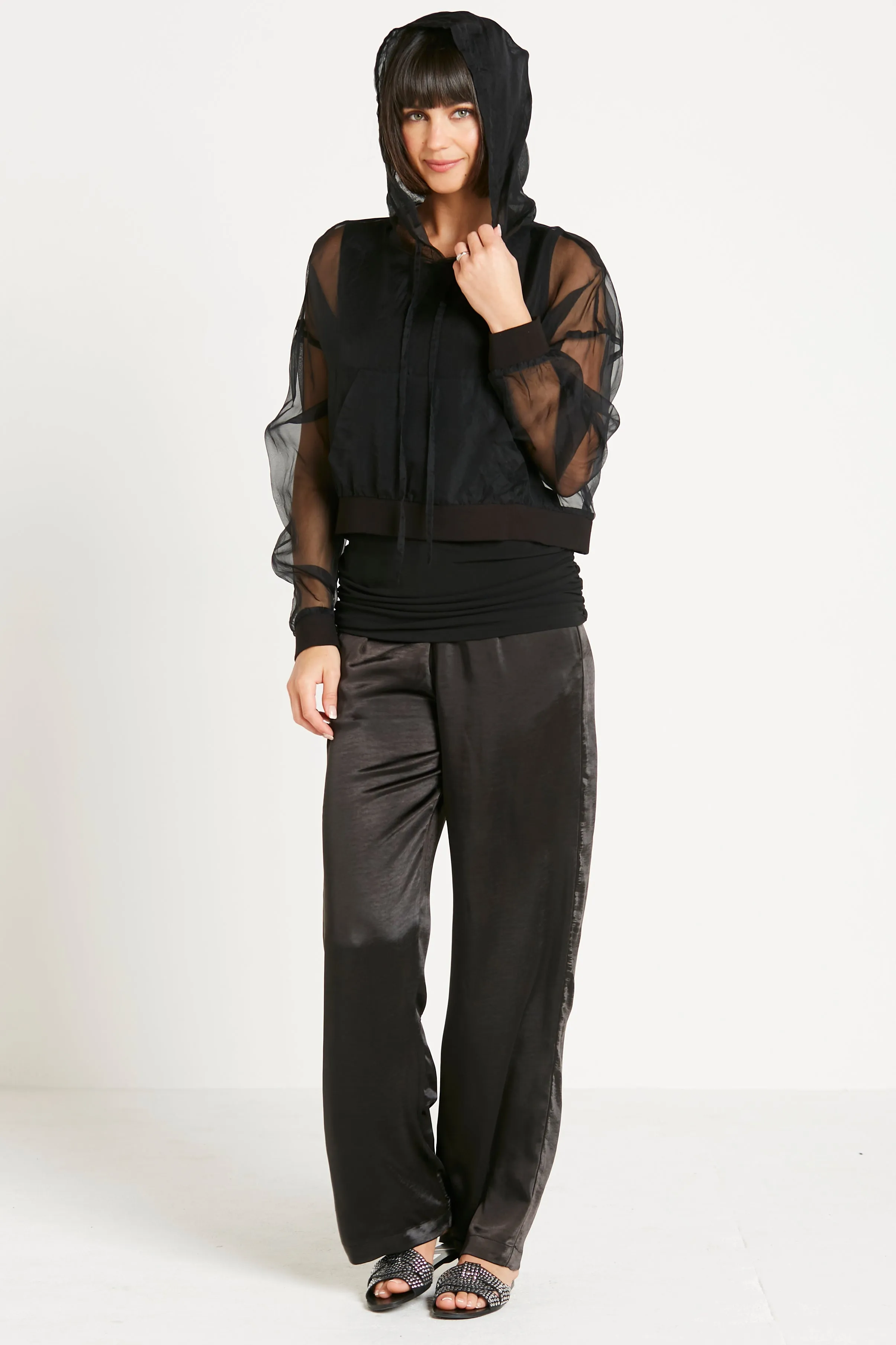 Organza Hip Hoodie