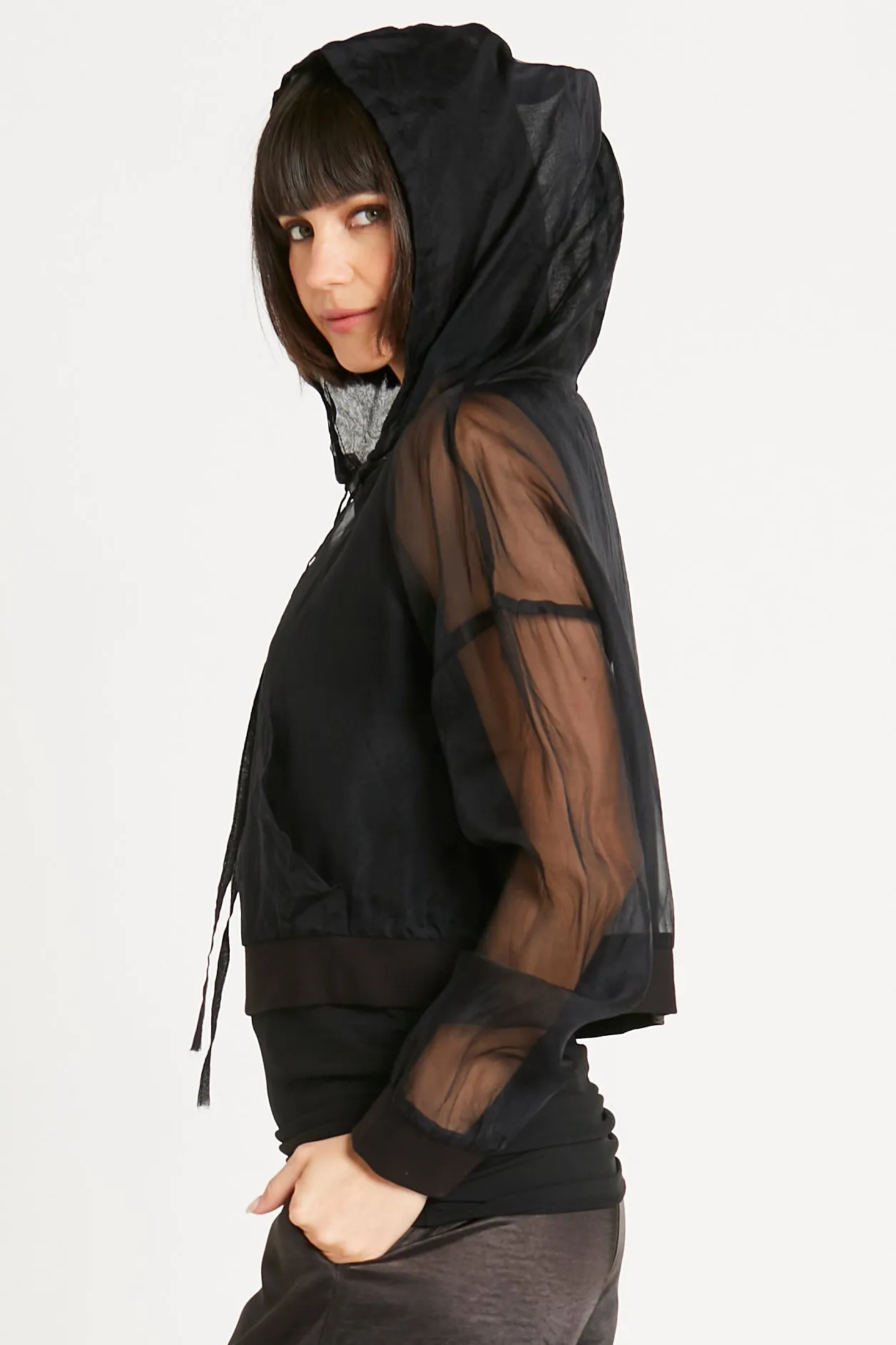 Organza Hip Hoodie