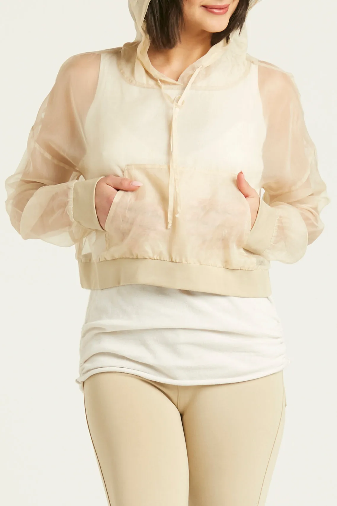 Organza Hip Hoodie