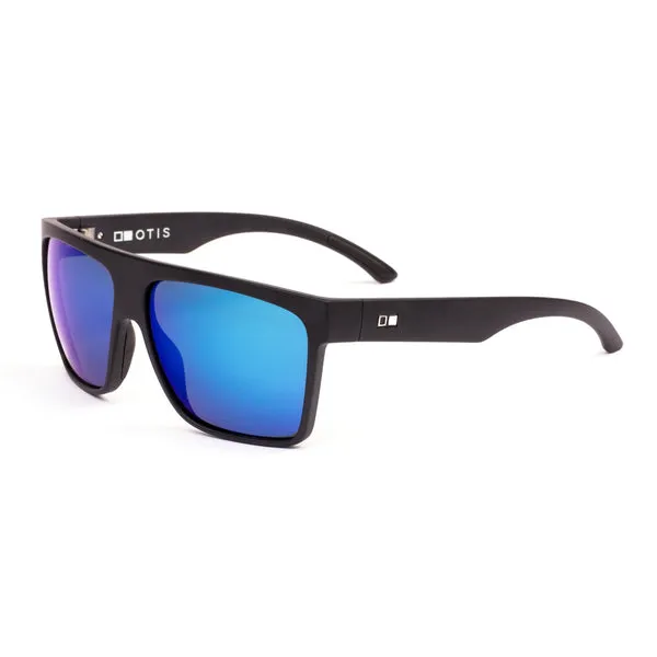 OTIS YOUNG BLOOD SPORT SUNGLASSES - MATTE BLACK/MIRROR BLUE POLAR