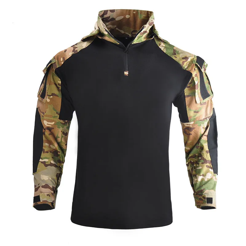 Outdoor Combat Hooded Suits Uniform Pants with Pads