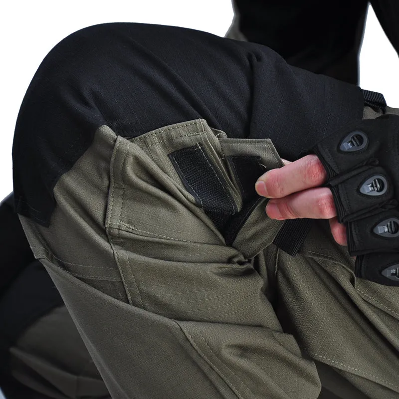 Outdoor Combat Hooded Suits Uniform Pants with Pads