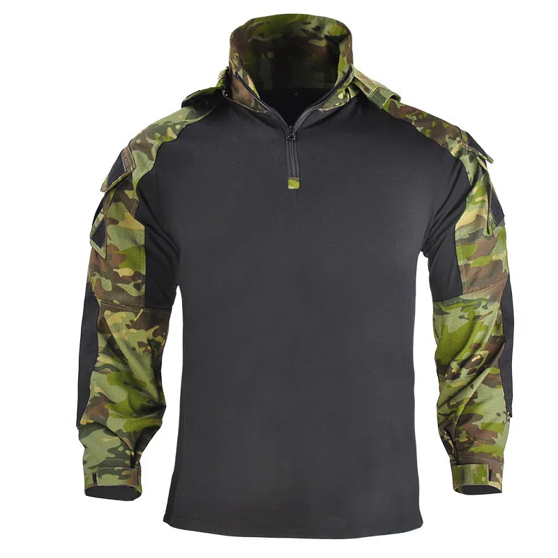 Outdoor Combat Hooded Suits Uniform Pants with Pads
