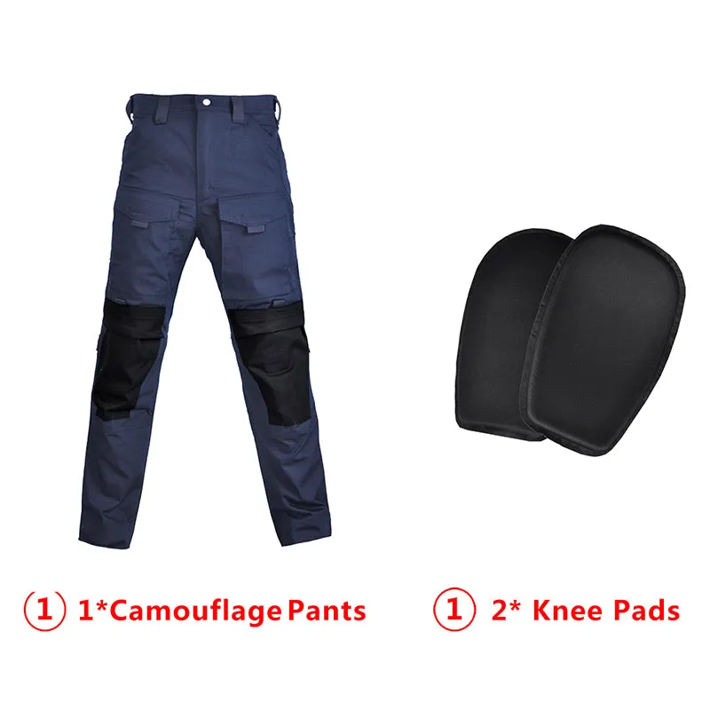 Outdoor Combat Hooded Suits Uniform Pants with Pads
