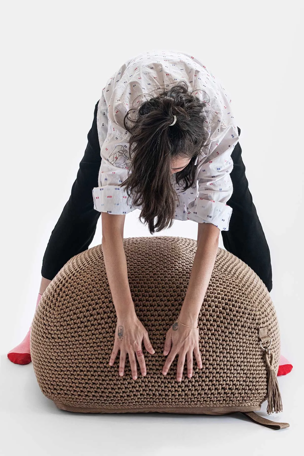 Outdoor Indoor Cube Pouf