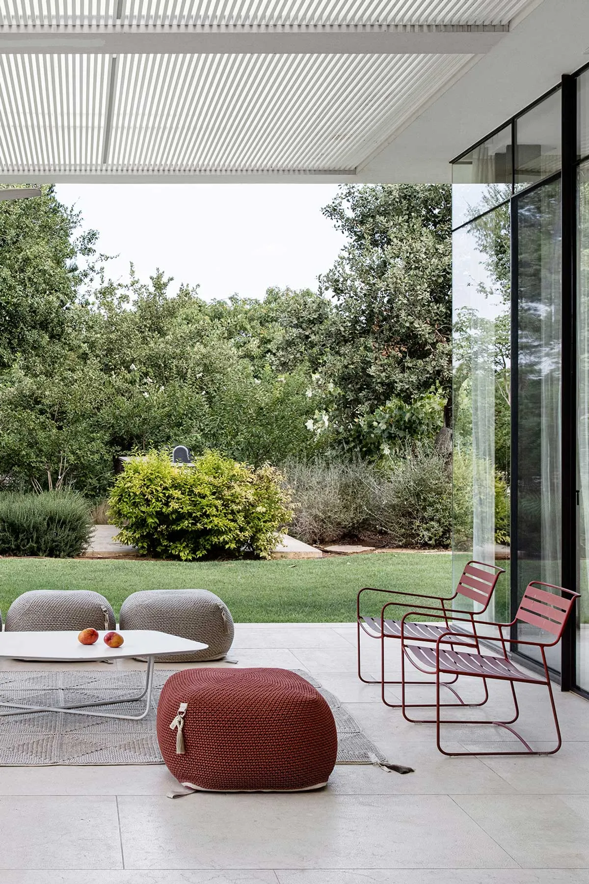 Outdoor Indoor Cube Pouf