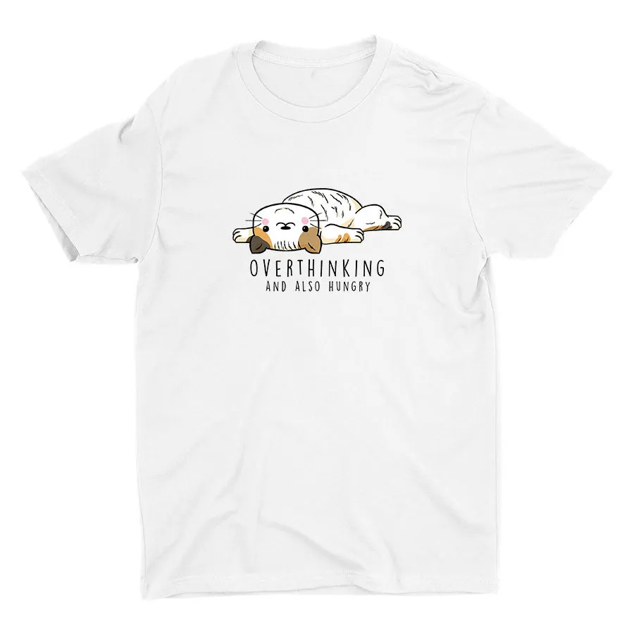 Overthinking And Also Hungry Cotton Tee