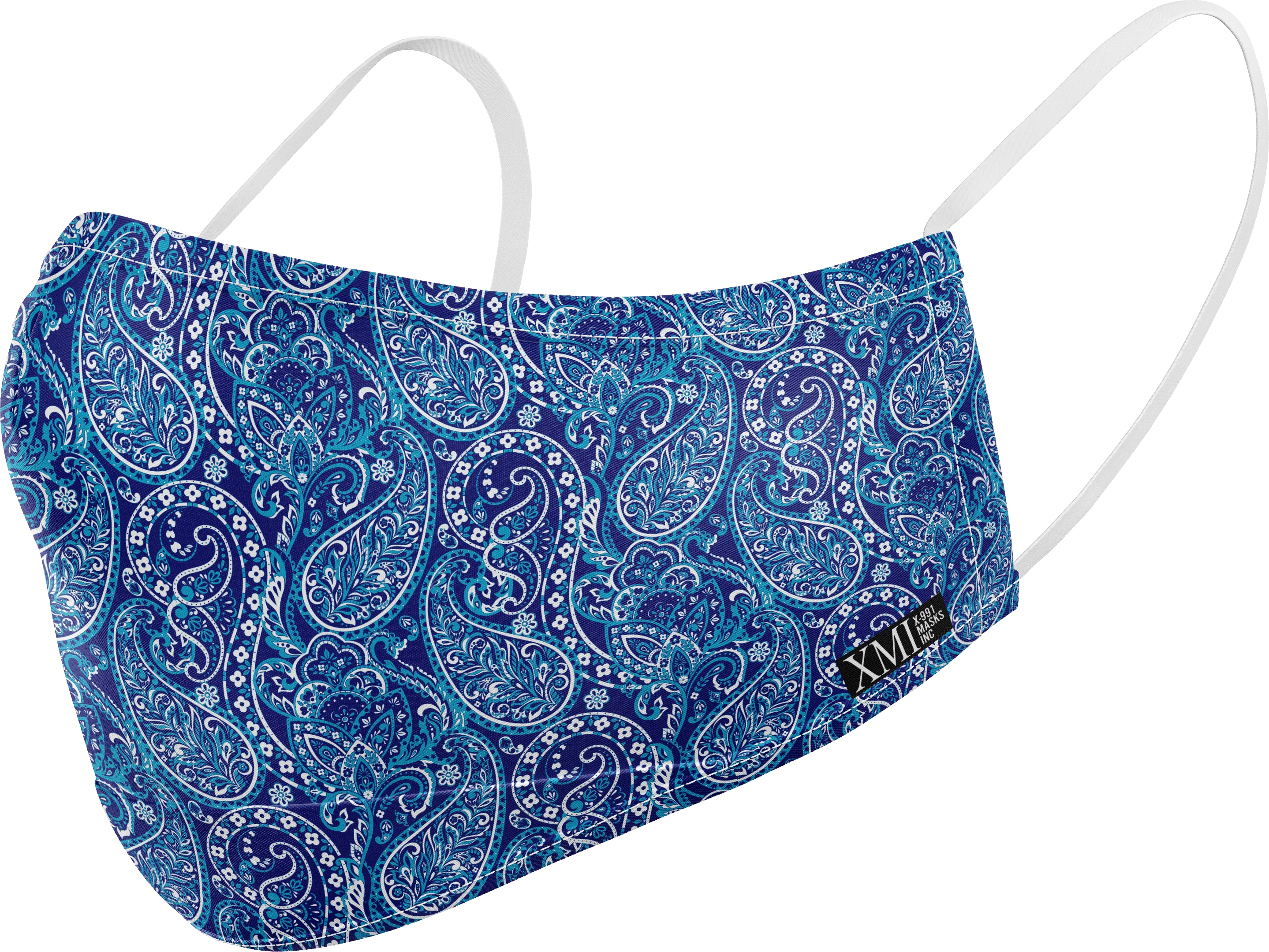 Paisley printed mask
