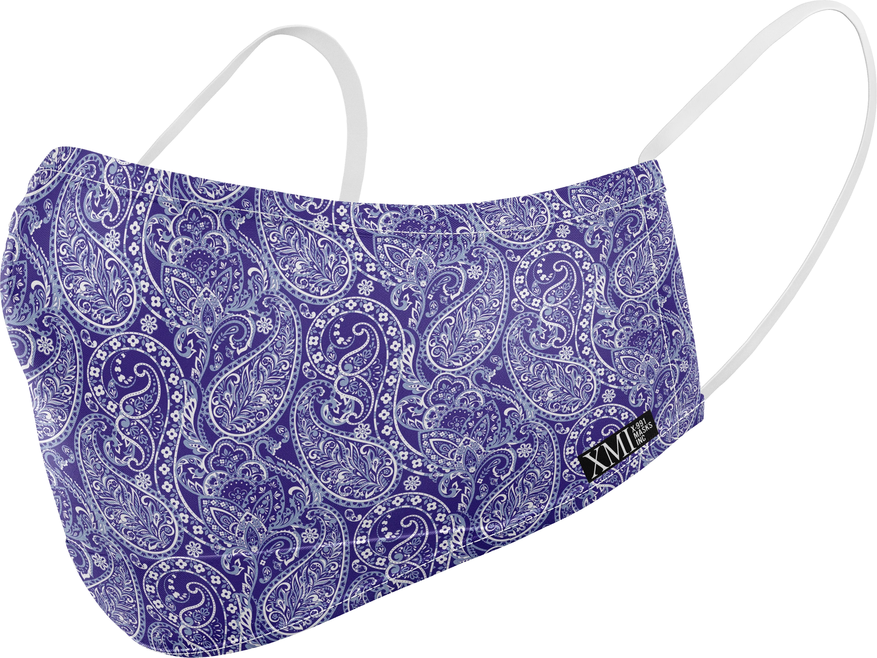 Paisley printed mask