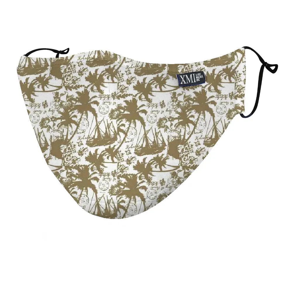 Palm Tree printed mask