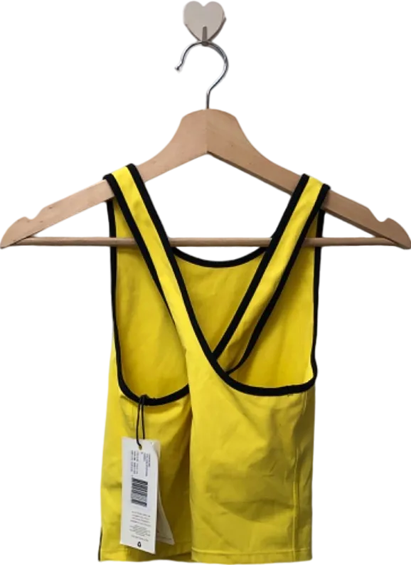 PE Nation Yellow Challenge Sports Bra Aurora S