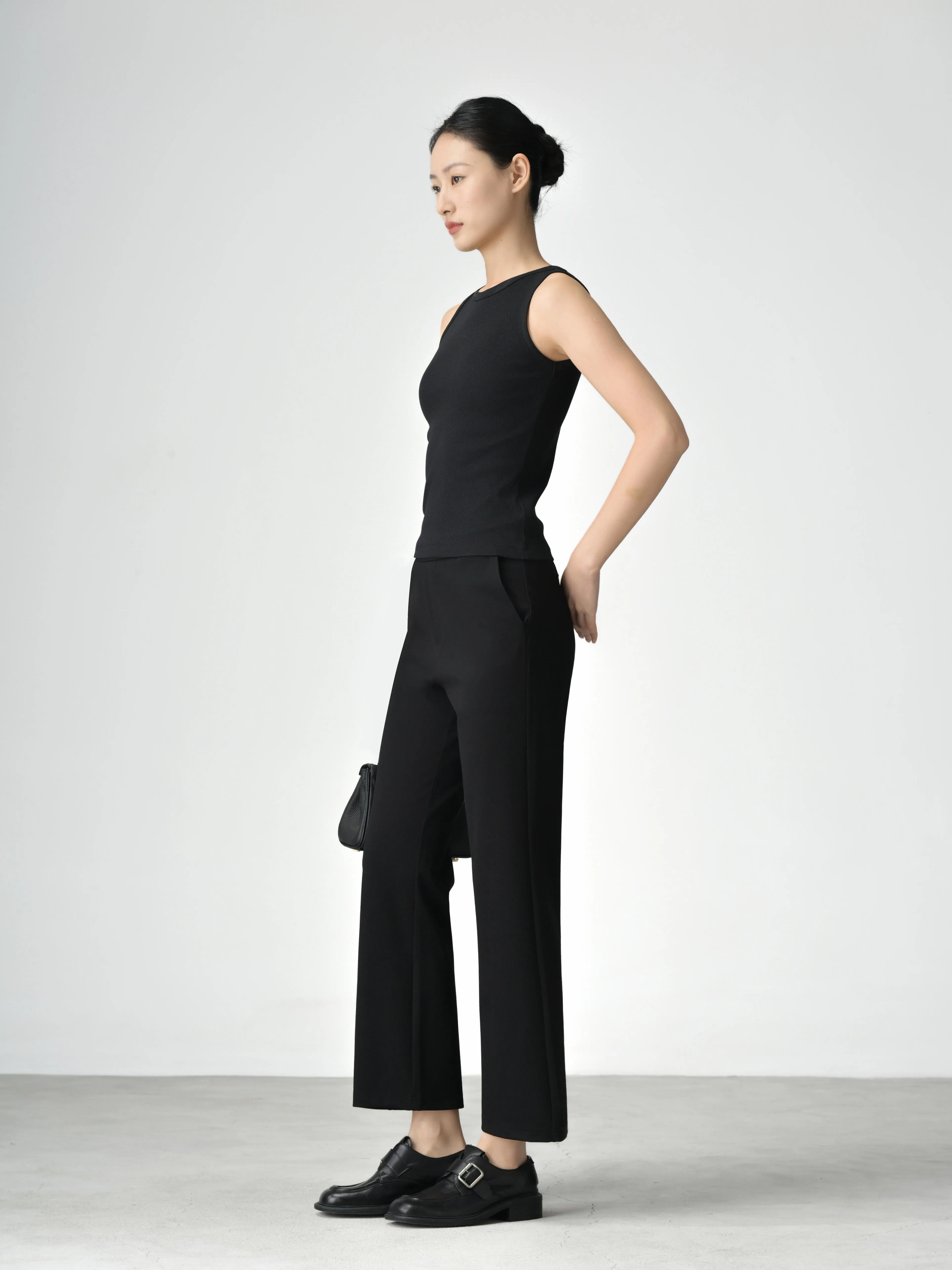 [Petite Collection] Wrinkle-Free, Cooling & Stretchable With Elastic Waistband Dreamscape Trousers
