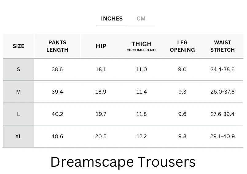 [Petite Collection] Wrinkle-Free, Cooling & Stretchable With Elastic Waistband Dreamscape Trousers