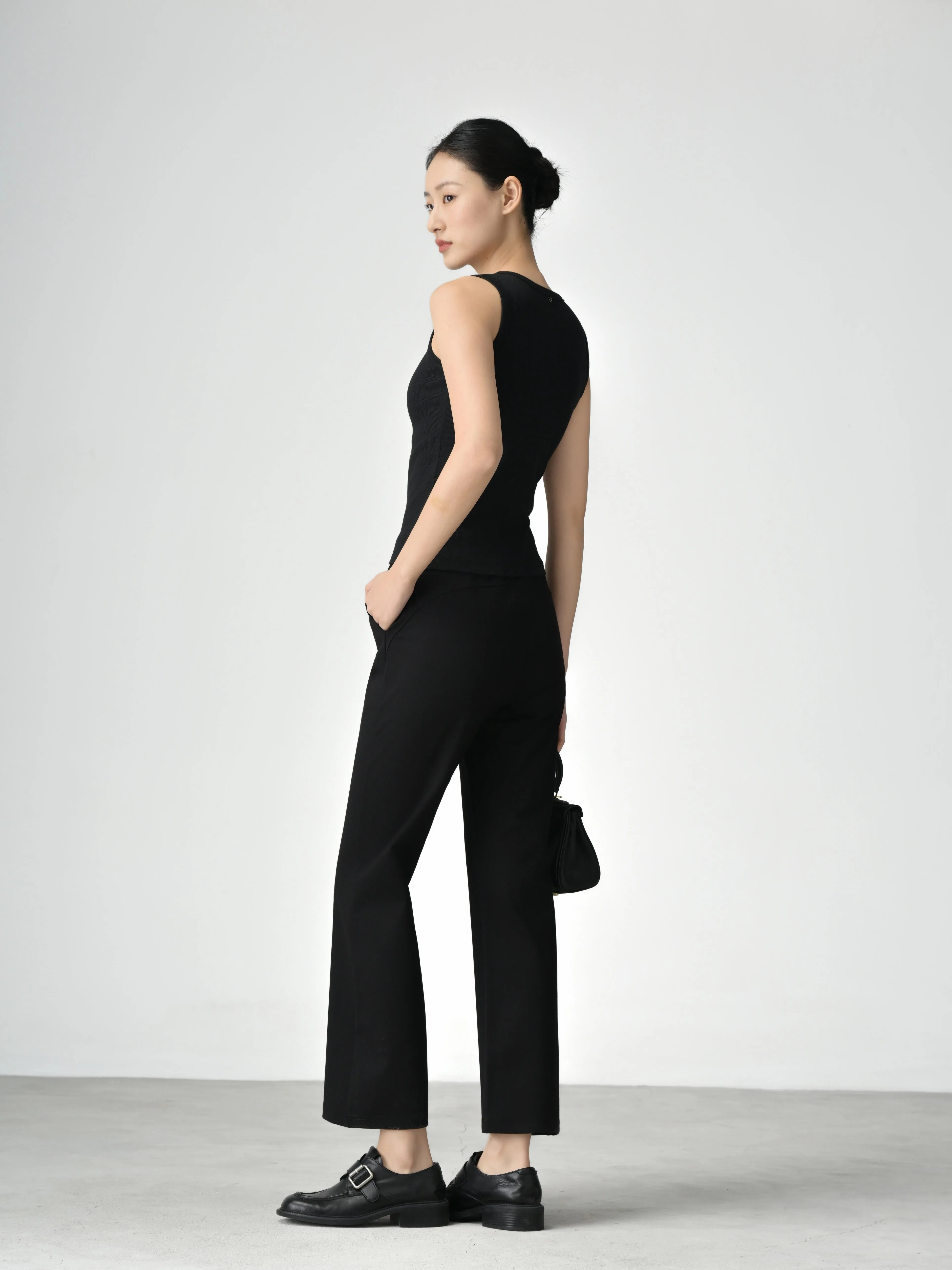 [Petite Collection] Wrinkle-Free, Cooling & Stretchable With Elastic Waistband Dreamscape Trousers