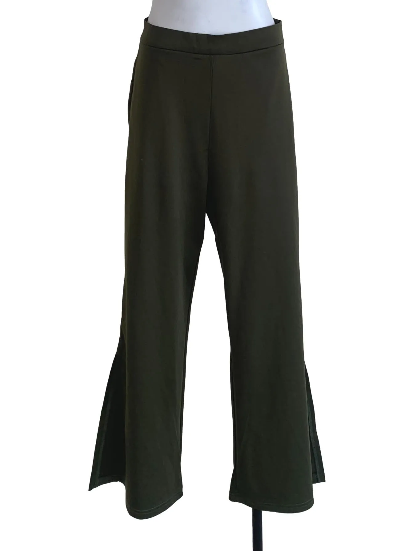Pine Green Plain Trouser