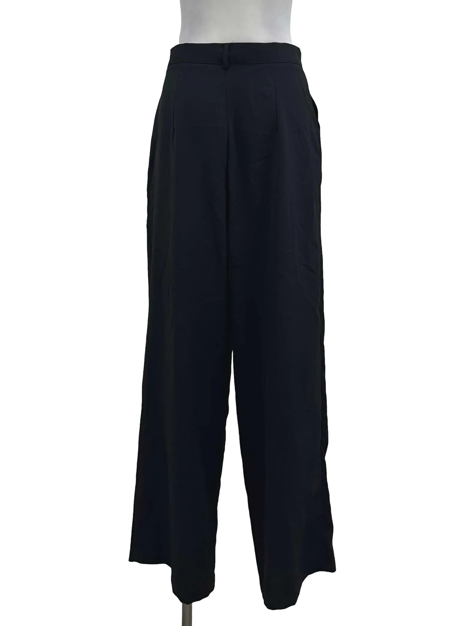 Pitch Black Button Long Pants