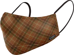 Plaid printed mask