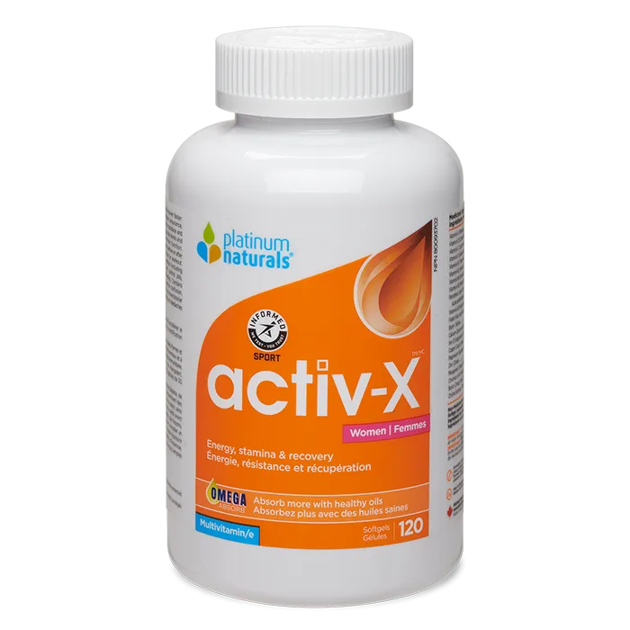Platinum Naturals Activ-x For Women 120sgs