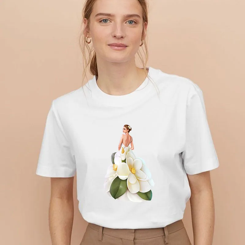 Plumeria Beauty Cotton Tee