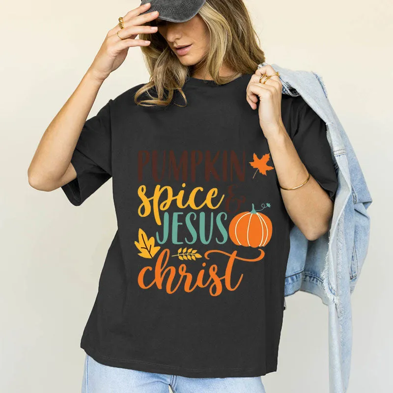 Pumpkin Spice Cotton Tee