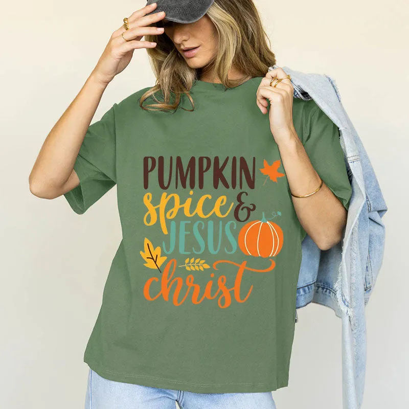 Pumpkin Spice Cotton Tee