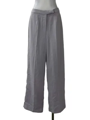 Purple Formal Straight Pants