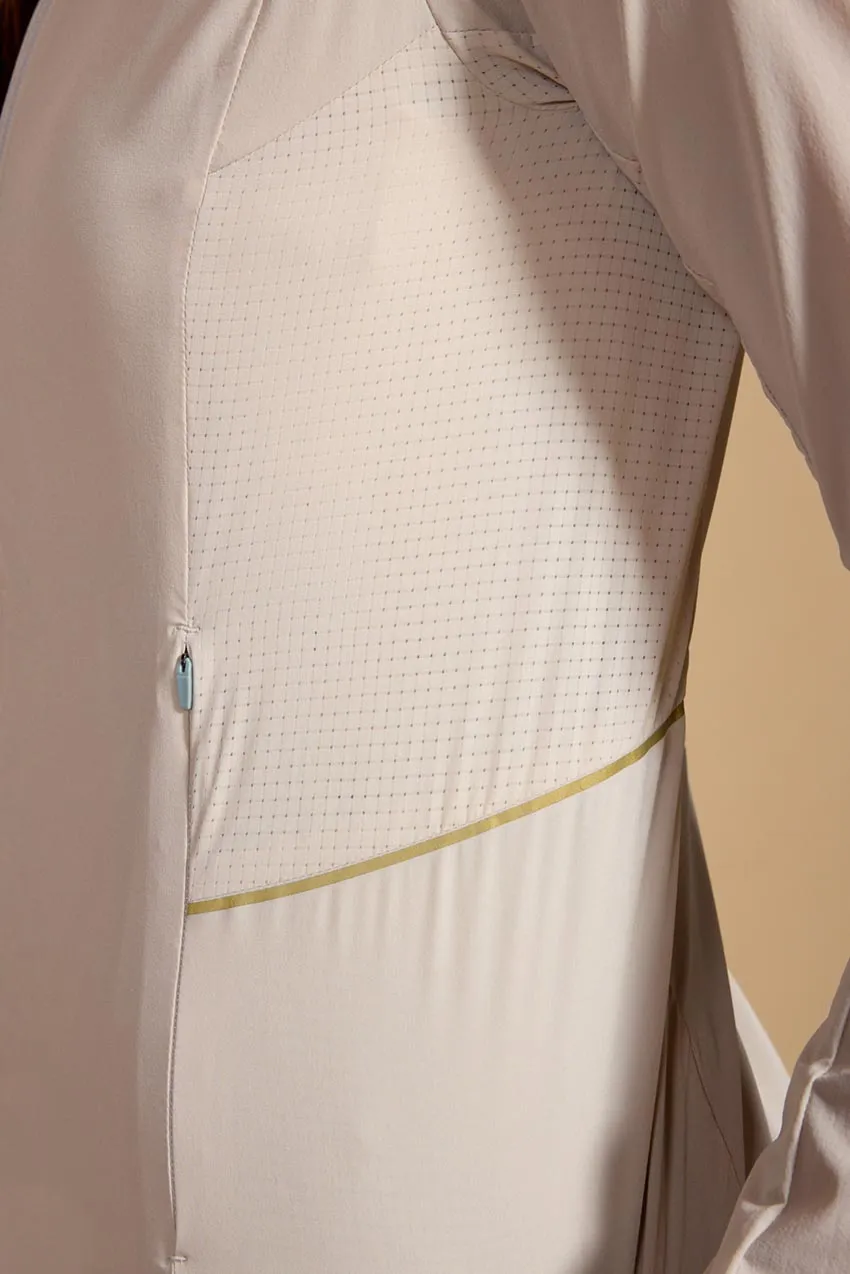 Quest Packable Jacket - Linen White