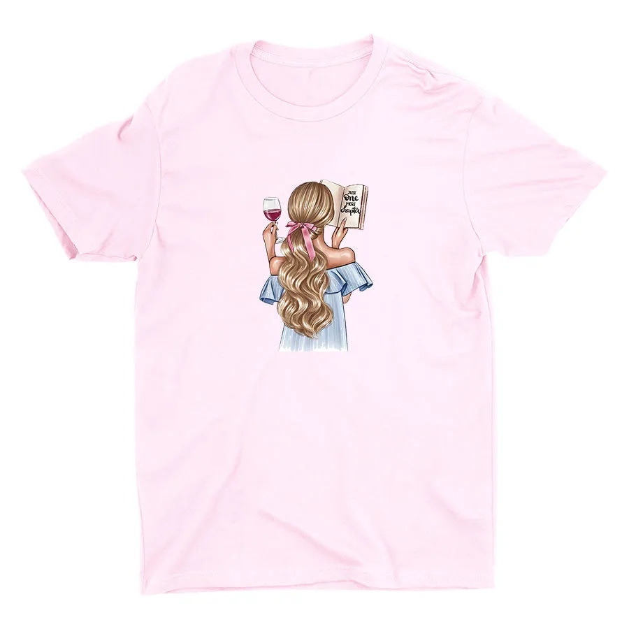 "Just One More Chapter" Cotton Tee