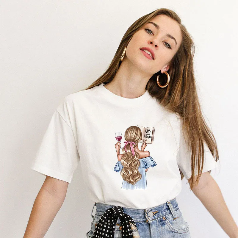 "Just One More Chapter" Cotton Tee
