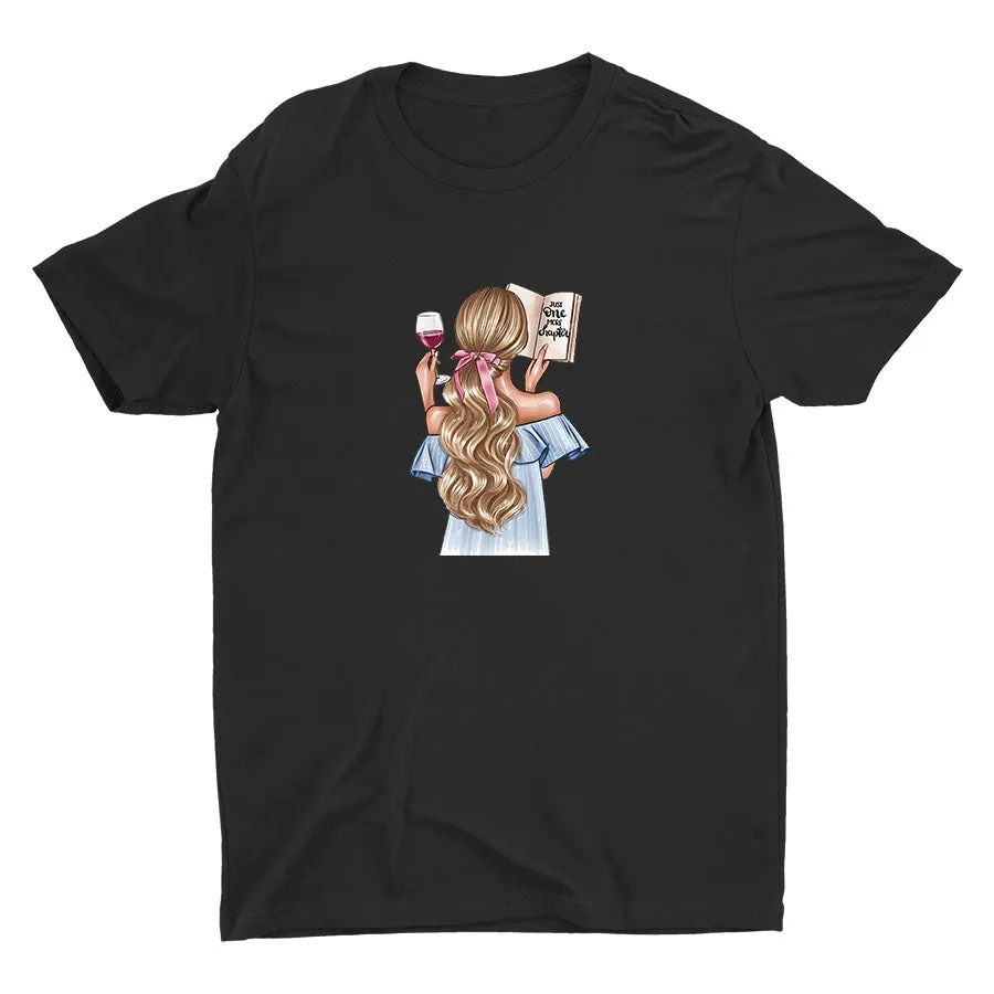 "Just One More Chapter" Cotton Tee