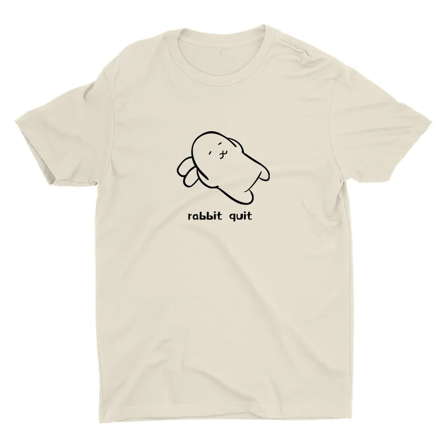 Rabbit Quit - D Cotton Tee