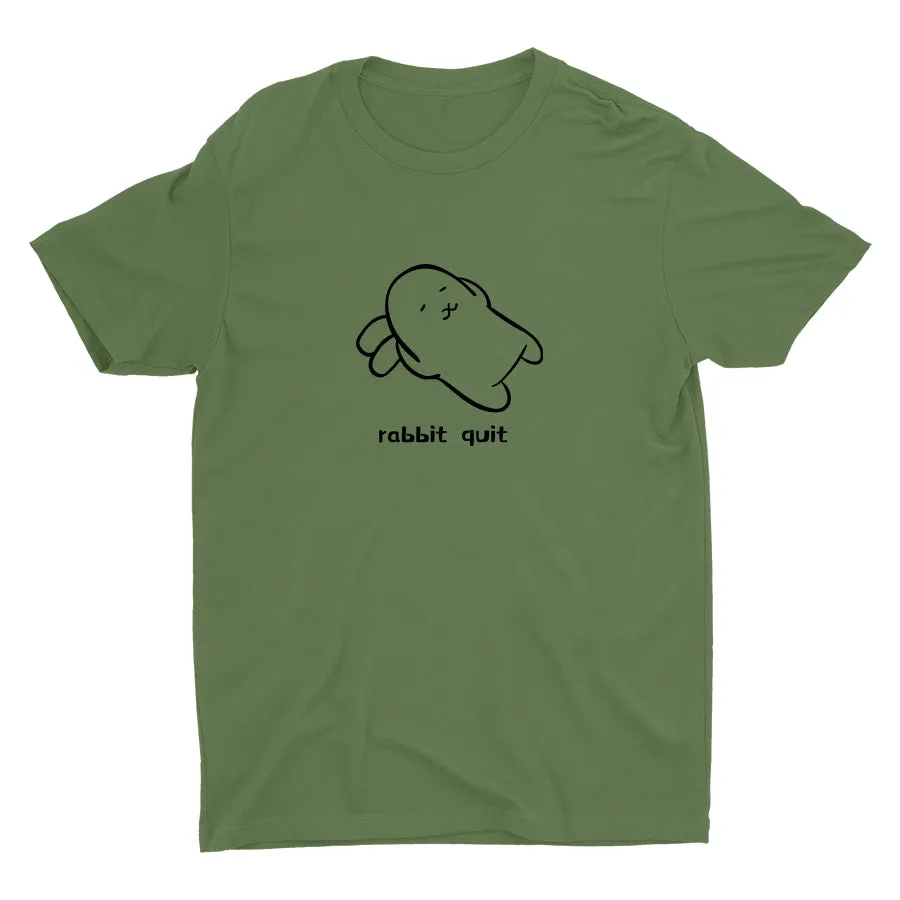 Rabbit Quit - D Cotton Tee