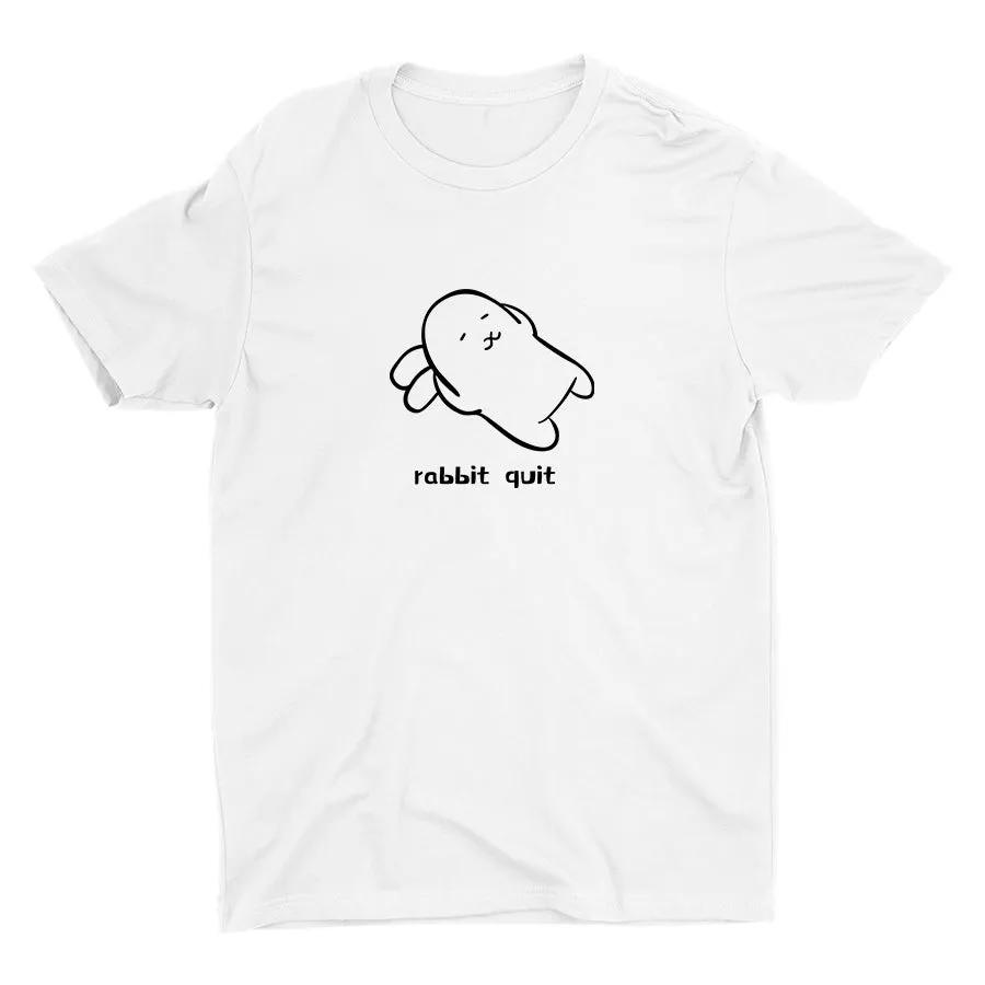 Rabbit Quit - D Cotton Tee