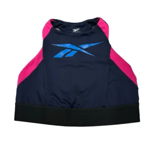 Reebok Blue Womens Sports Bra Size L