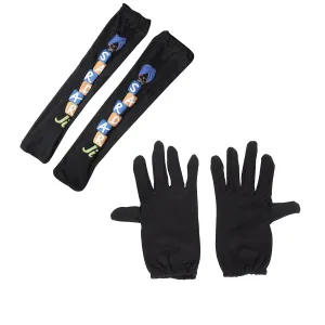 R.J.VON Arm Sleeves Full hand Sun Protector With Half hand Gloves