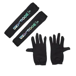 R.J.VON Arm Sleeves Full hand Sun Protector With Half hand Gloves