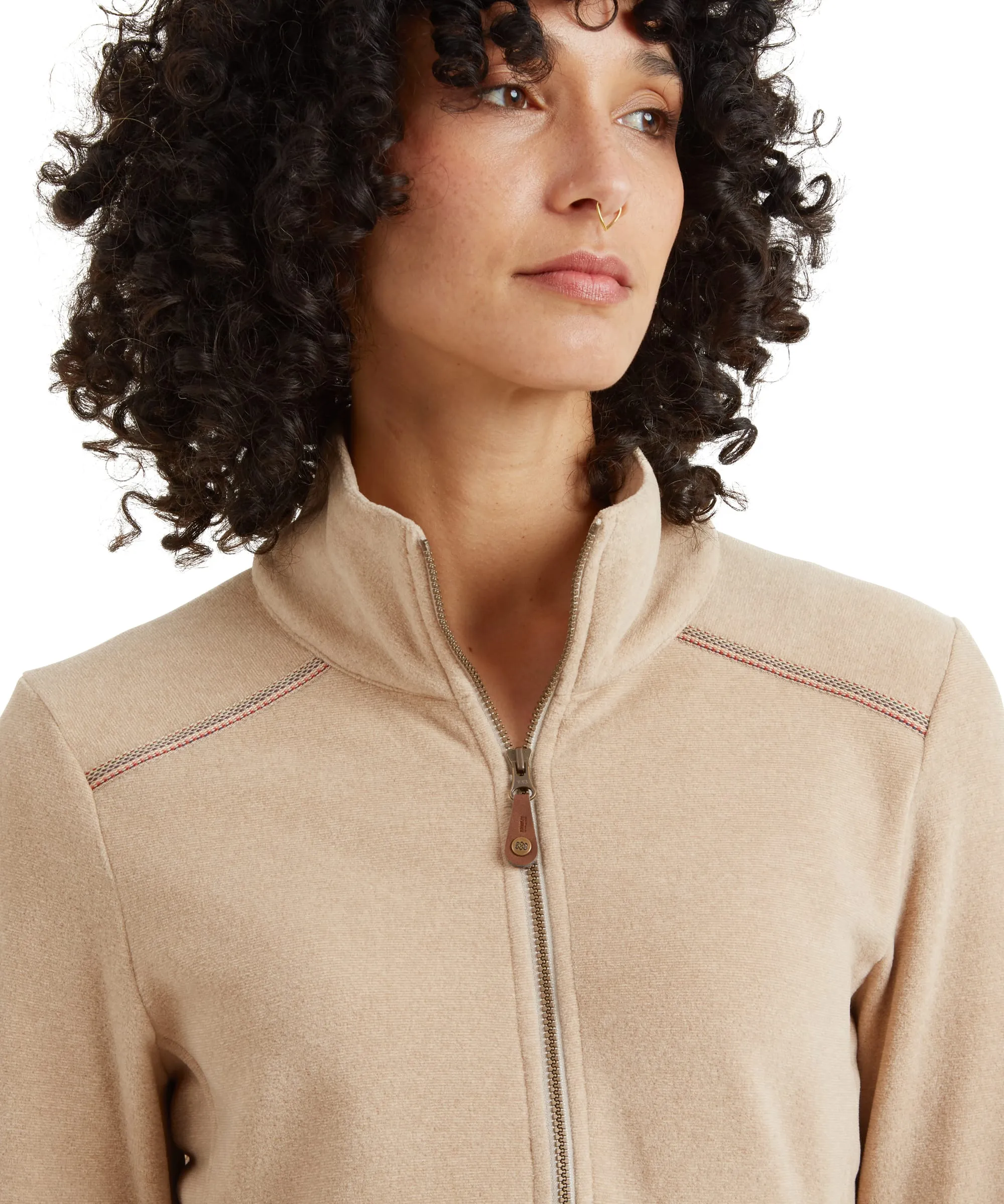 Rolpa Eco Pullover Zip - Bardiya Sand