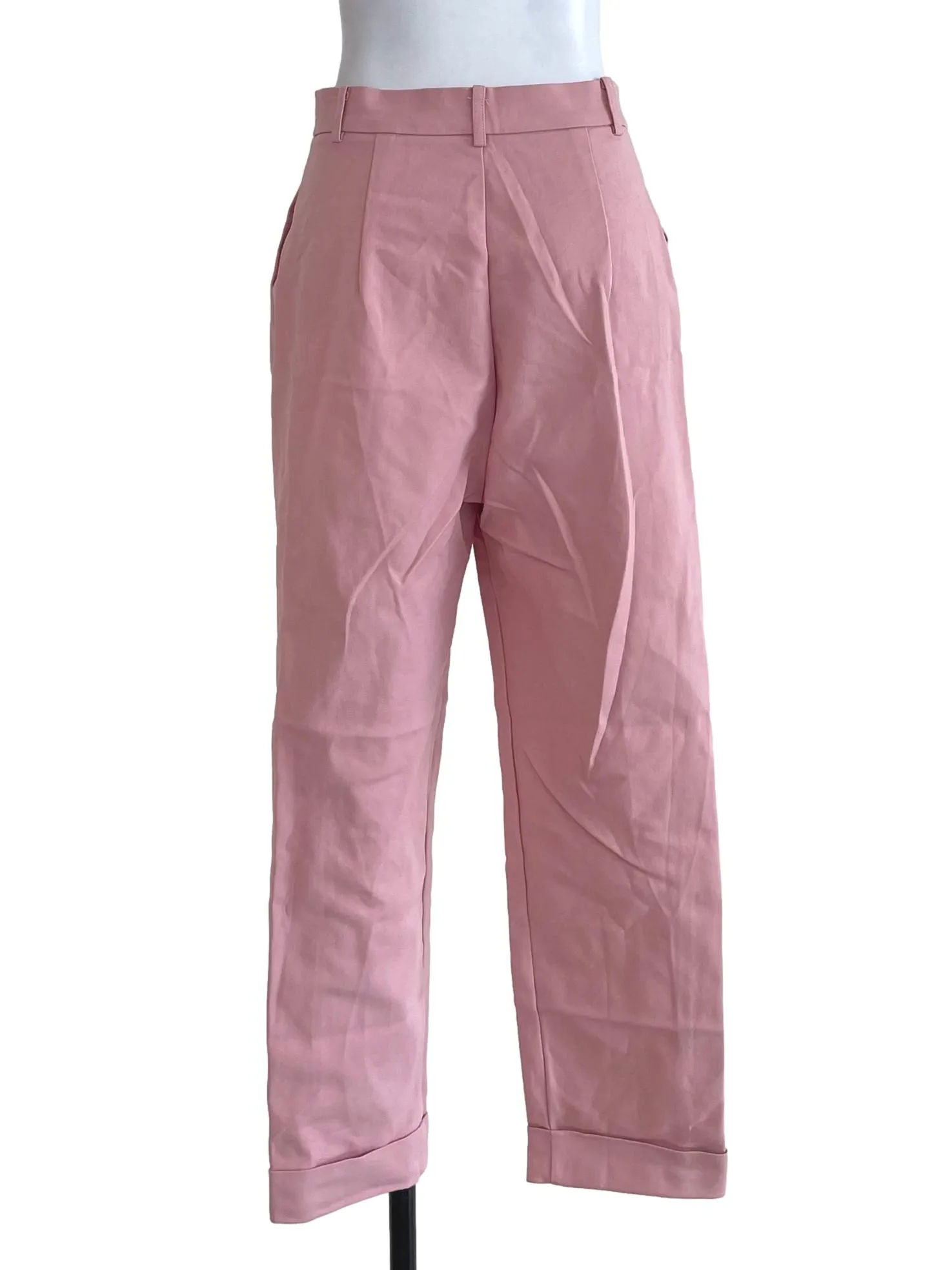 Rose Pink Rolled Pants LB