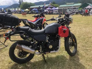 ROYAL ENFIELD HIMALAYAN 410 Fuel tank   brackets (3 litre capacity each side)