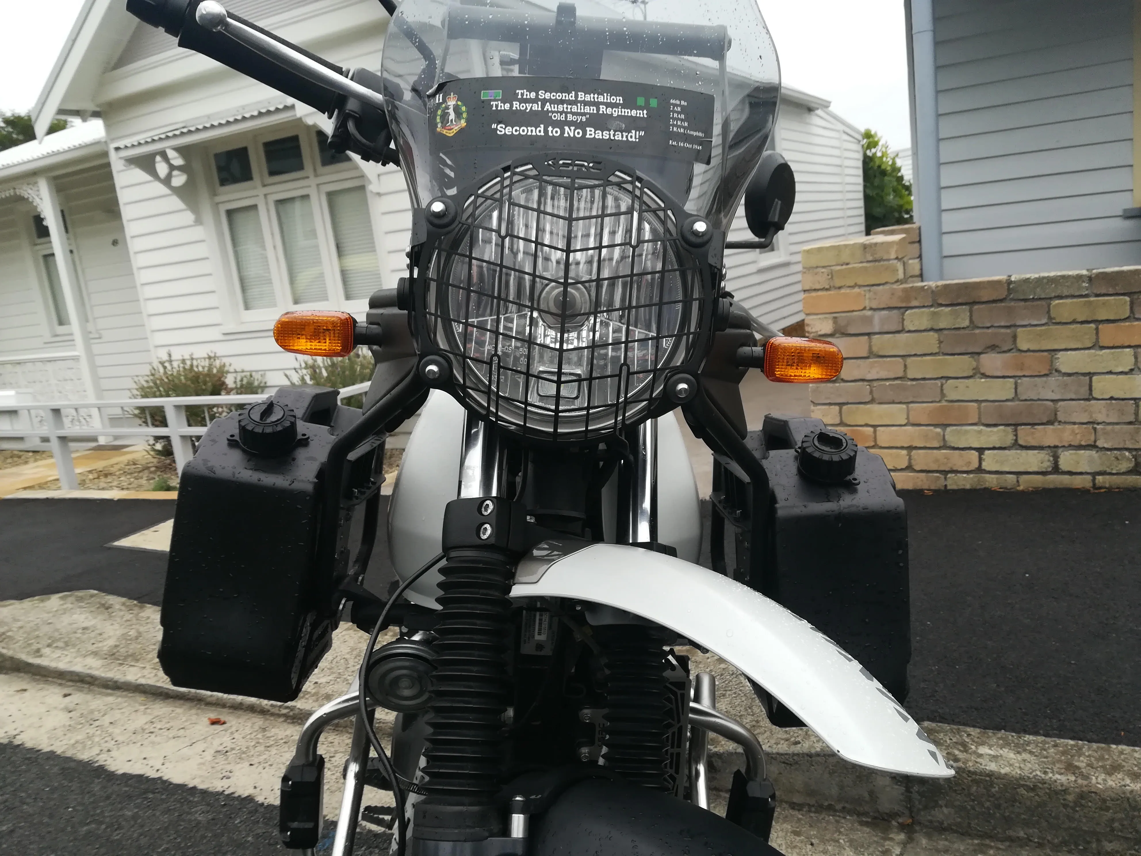 ROYAL ENFIELD HIMALAYAN 410 Fuel tank   brackets (3 litre capacity each side)