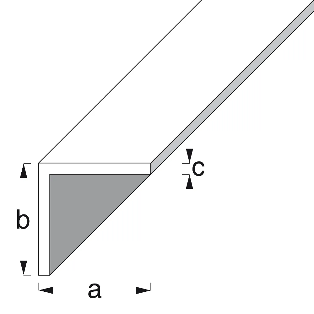 RUK Aluminium Equal Sided Angle 2500mm - Antique Brass