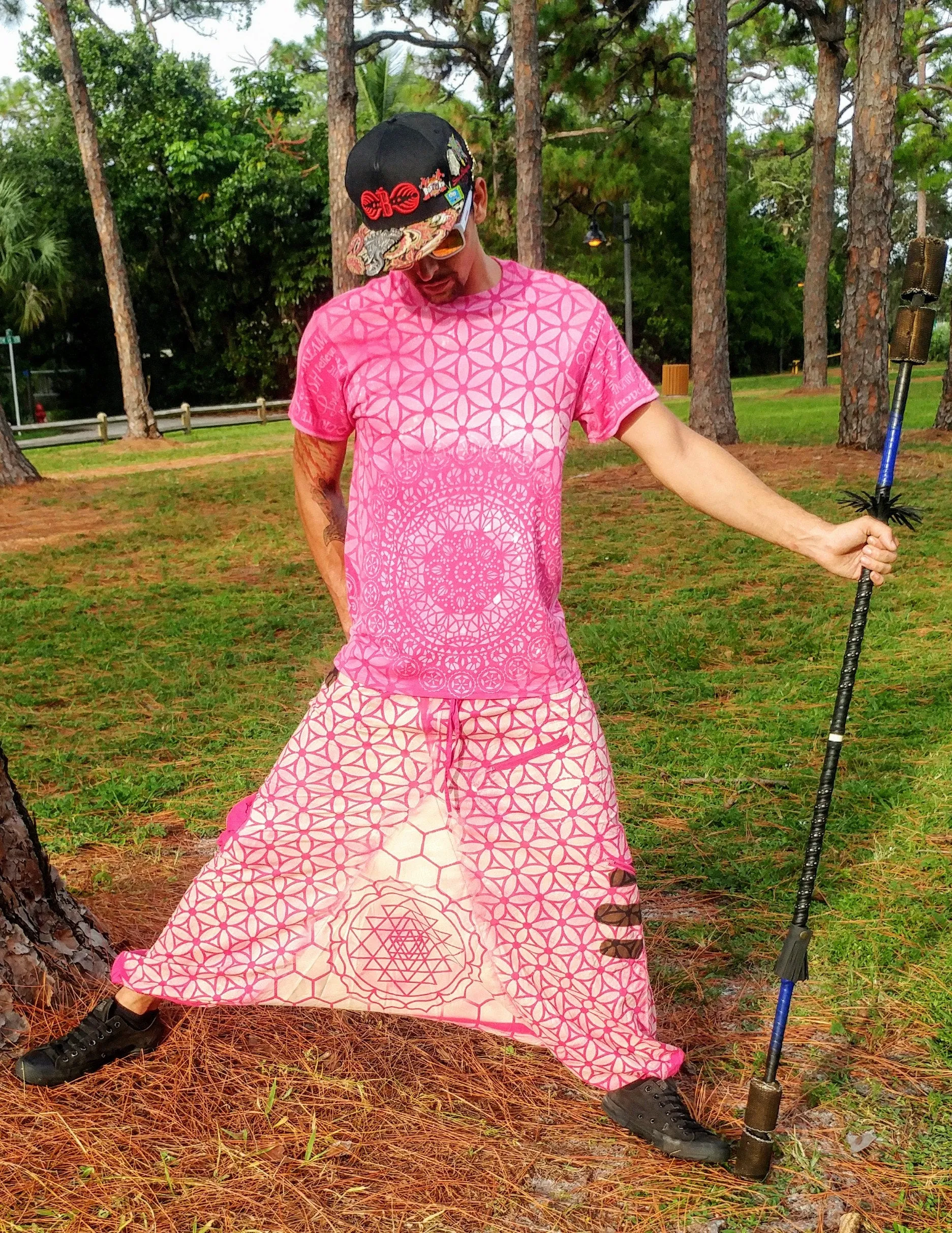 Sacred Sri Yantra Harem Pants