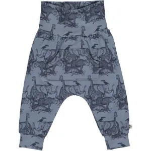 Savannah Pocket Pants Baby-Dusty Blue