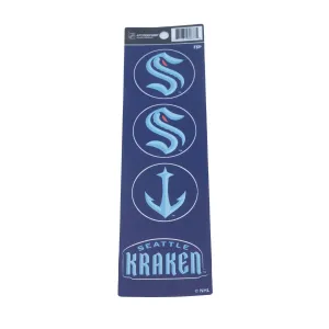 Seattle Kraken Sports Vault NHL Sticker Set (4 Piece)