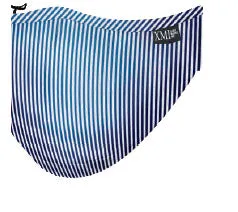 Seersucker Stripe printed mask