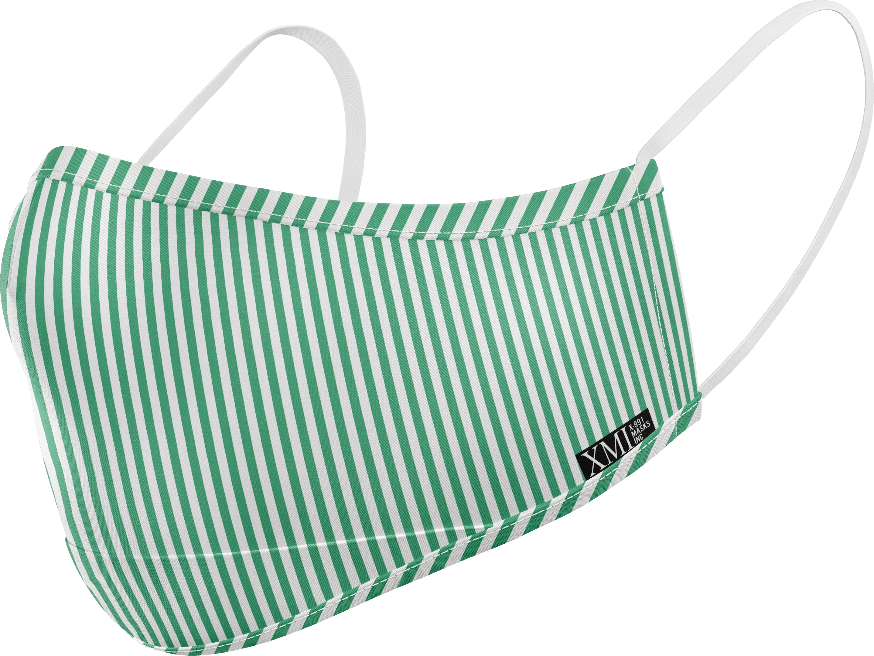 Seersucker Stripe printed mask