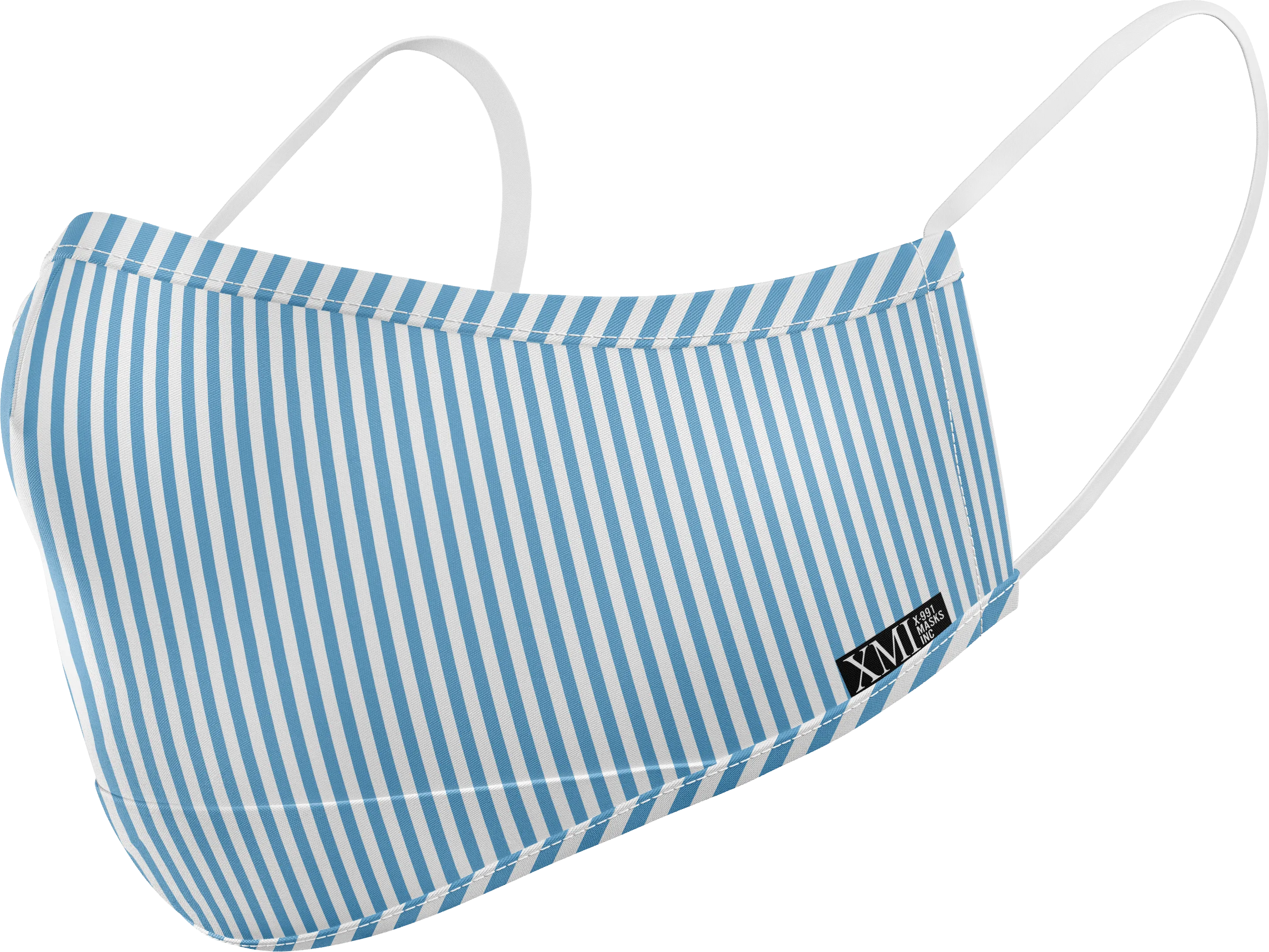 Seersucker Stripe printed mask