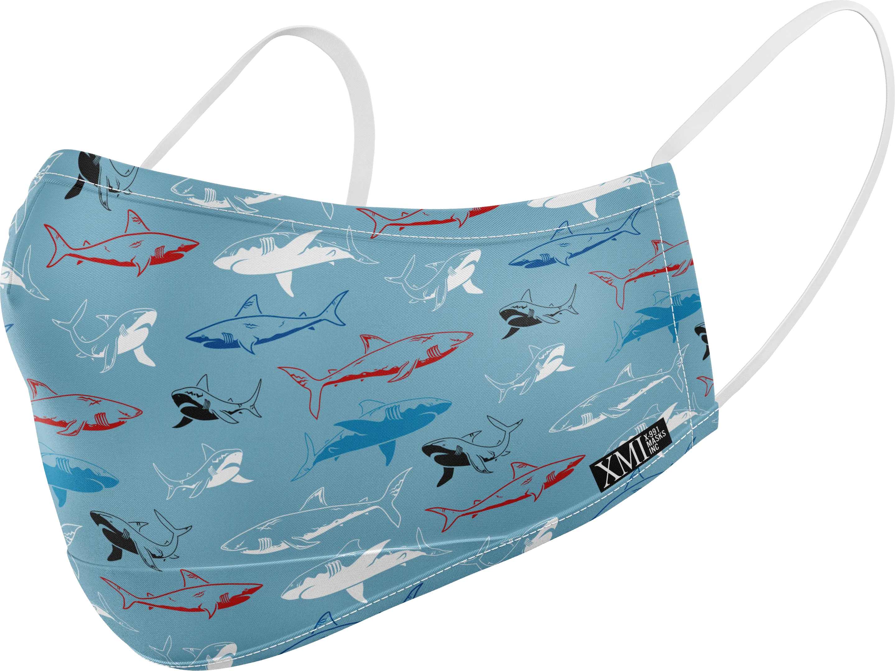 Shark printed mask for Kids
